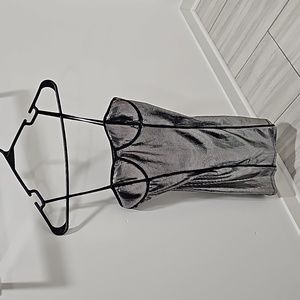 Icon silver dress medium metallic